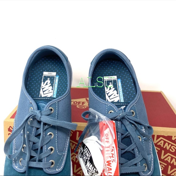 VANS Chima Ferguson Pro Suede Canvas Mirage Blue Sneakers Men's Size VN0A38CFW5J - Picture 5 of 10